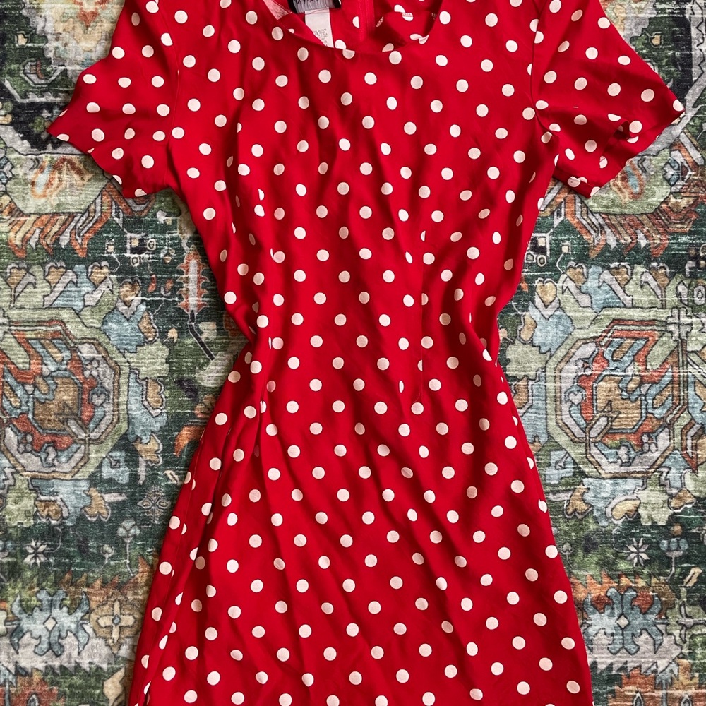 My Michelle Vintage Red Polka Dot Dress